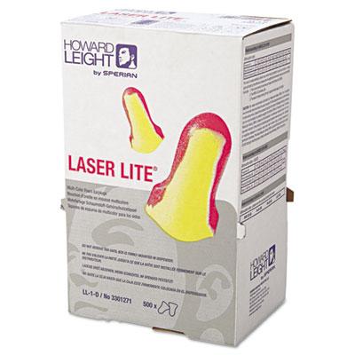 View larger image of LL-1 D Laser Lite Single-Use Earplugs, Cordless, 32NRR, MA/YW, LS500, 500 Pairs