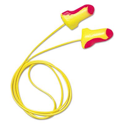 View larger image of LL-30 Laser Lite Single-Use Earplugs, Corded, 32NRR, Magenta/Yellow, 100 Pairs