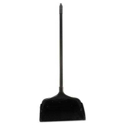 View larger image of Lobby Pro Upright Dustpan With Wheels, 12.5w X 37h, Polypropylene With Vinyl Coat, Black
