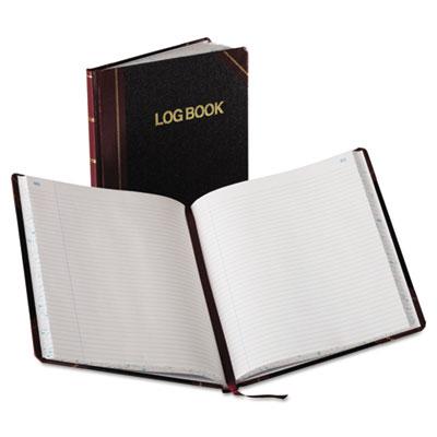 View larger image of Log Book, List-Management Format with Medium/College Rule, Black/Red Cover, (150) 10.13 x 7.78 Sheets