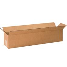 Long Corrugated Boxes, 30" x 6" x 6", Kraft, 25/Bundle, 32 ECT