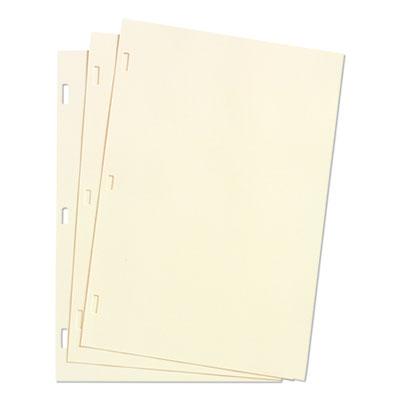 View larger image of Looseleaf Minute Book Ledger Sheets, 11 X 8.5, Ivory, Loose Sheet, 100/box