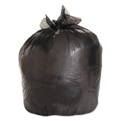 View larger image of Low-Density Waste Can Liners, 33 gal, 0.5 mil, 33" x 39", Black, 25 Bags/Roll, 8 Rolls/Carton