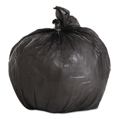 View larger image of Low-Density Waste Can Liners, 4 gal, 0.35 mil, 17" x 17", Black, 50 Bags/Roll, 20 Rolls/Carton