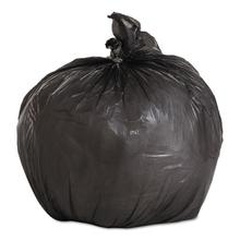 Low-Density Waste Can Liners, 4 gal, 0.35 mil, 17" x 17", Black, 50 Bags/Roll, 20 Rolls/Carton