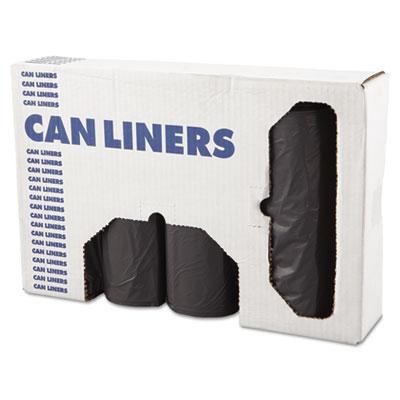 View larger image of Low-Density Waste Can Liners, 56 gal, 1.1 mil, 43" x 47", Gray, 20 Bags/Roll, 5 Rolls/Carton
