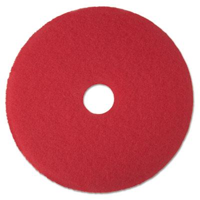 View larger image of Low-Speed Buffer Floor Pads 5100, 14" Diameter, Red, 5/Carton