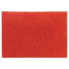 Low-Speed Buffer Floor Pads 5100, 28" x 14", Red, 10/Carton