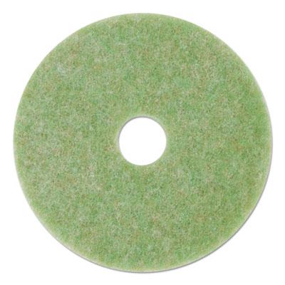 View larger image of Low-Speed TopLine Autoscrubber Floor Pads 5000, 20" Diameter, Green/Amber, 5/Carton