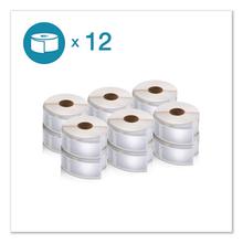 LW Multipurpose Labels, 1" x 2.13", White, 500/Roll, 12 Rolls/Pack