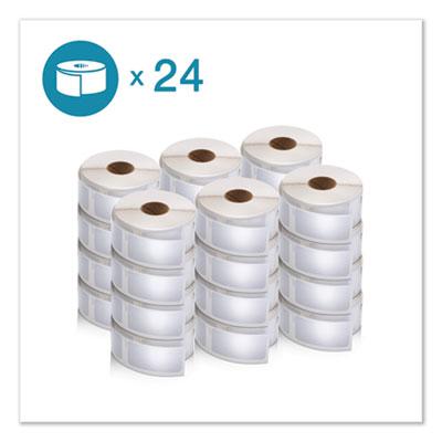 View larger image of LW Multipurpose Labels, 1" x 2.13", White, 500/Roll, 24 Rolls/Pack
