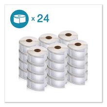 LW Multipurpose Labels, 1" x 2.13", White, 500/Roll, 24 Rolls/Pack