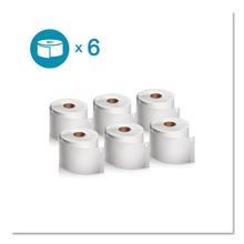 LW Shipping Labels, 2.31" x 4", White, 300/Roll, 6 Rolls/Pack