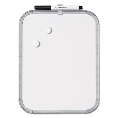 View larger image of Magnetic Dry Erase Board, 11 x 14, White Surface, White Plastic Frame