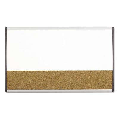 View larger image of ARC Frame Cubicle Dry Erase/Cork Board, 30 x 18, Tan/White Surface, Silver Aluminum Frame