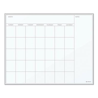 View larger image of Magnetic Dry Erase Board, Undated One Month, 20 x 16, White Surface, Silver Aluminum Frame
