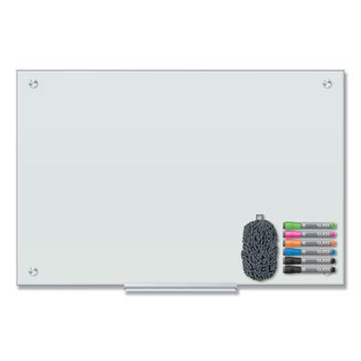 View larger image of Magnetic Glass Dry Erase Board Value Pack, 35" x 23", Frosted White
