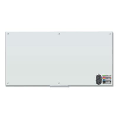View larger image of Magnetic Glass Dry Erase Board Value Pack, 70" x 35", Frosted White