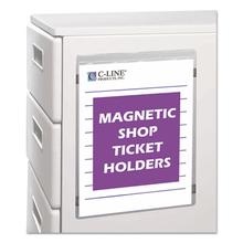 Magnetic Shop Ticket Holders, Super Heavyweight, 50 Sheets, 9 x 12, 15/BX
