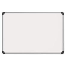 Magnetic Steel Dry Erase Marker Board, 48 x 36, White Surface, Aluminum/Plastic Frame