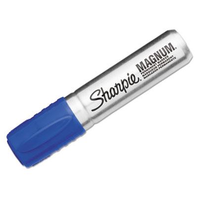 View larger image of Magnum Permanent Marker, Broad Chisel Tip, Blue