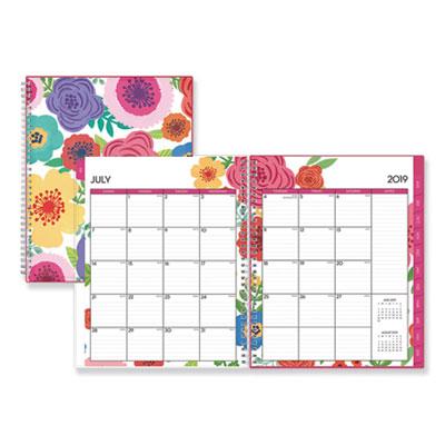 View larger image of Mahalo Academic Year Create-Your-Own Cover Weekly/Monthly Planner, Floral Artwork, 11 x 8.5, 12-Month (July-June): 2023-2024