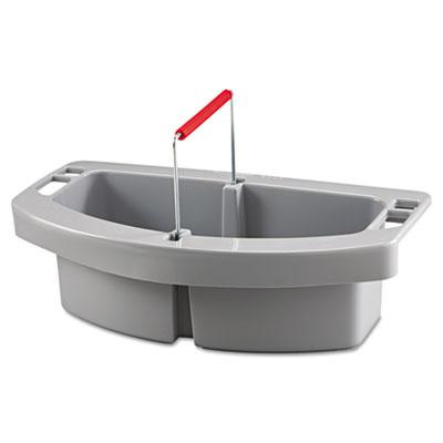 View larger image of Maid Caddy, 2-Compartment, 16w x 9d x 5h, Gray