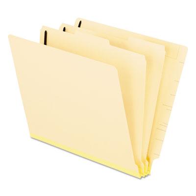 View larger image of Manila End Tab Classification Folders, 2" Expansion, 2 Dividers, 6 Fasteners, Letter Size, Manila Exterior, 10/Box