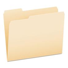 Manila File Folders, 1/3-Cut Tabs, Left Position, Left Position, Letter Size, 100/Box