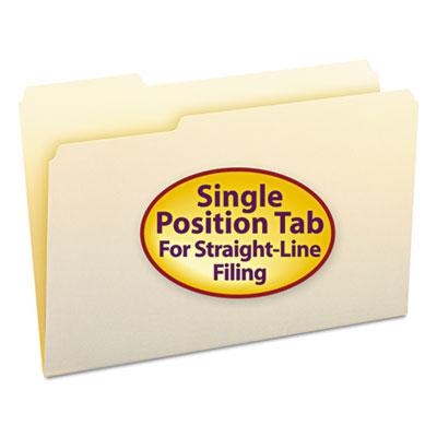 View larger image of Manila File Folders, 1/3-Cut Tabs, Left Position, Legal Size, 100/Box