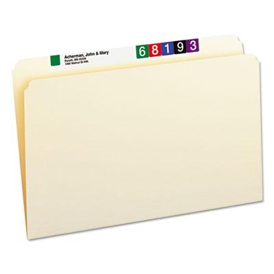 View larger image of Manila File Folders, Straight Tab, Legal Size, 100/Box