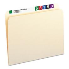Manila File Folders, Straight Tab, Letter Size, 100/Box