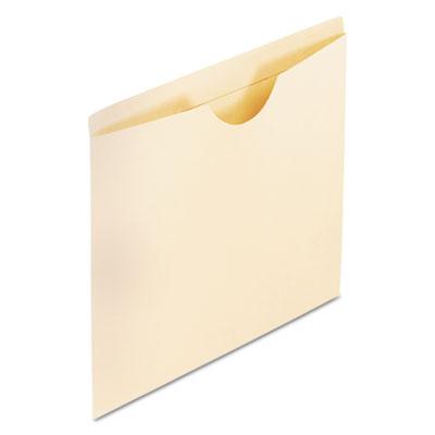 View larger image of Manila Reinforced File Jackets, 2-Ply Straight Tab, Letter Size, Manila, 100/Box