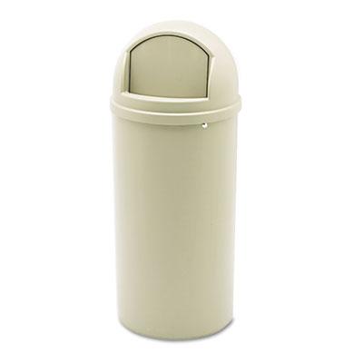 View larger image of Marshal Classic Container, 15 gal, Plastic, Beige