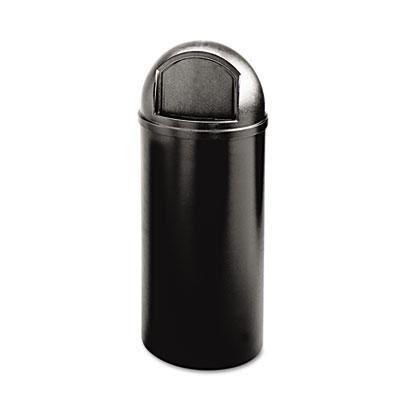 View larger image of Marshal Classic Container, 25 gal, Plastic, Black