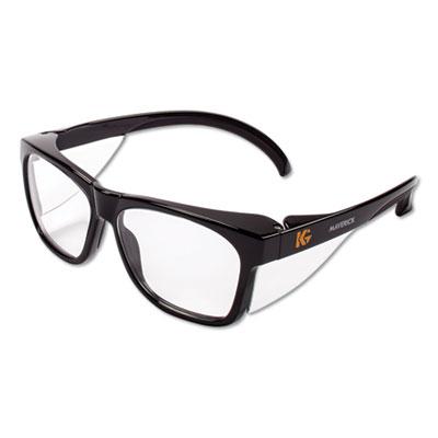 View larger image of Maverick Safety Glasses, Black, Polycarbonate Frame, Clear Lens, 12 Pairs/Box