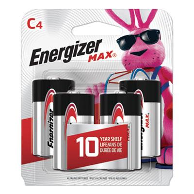 View larger image of MAX Alkaline C Batteries, 1.5V, 4/Pack
