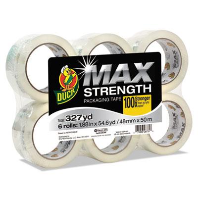 View larger image of MAX Packaging Tape, 3" Core, 1.88" x 54.6 yds, Crystal Clear, 6/Pack
