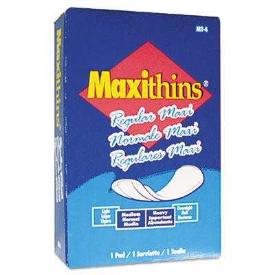 View larger image of Maxithins Vended Sanitary Napkins, 100/Carton