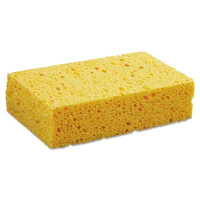 View larger image of Medium Cellulose Sponge, 3 2/3 x 6 2/25", 1.55" Thick, Yellow, 24/Carton