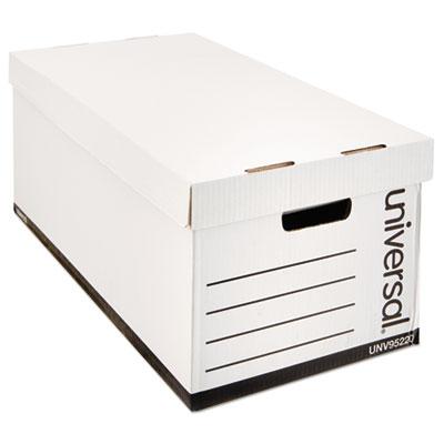 View larger image of Medium-Duty Easy Assembly Storage Box, Letter Files, White, 12/Carton