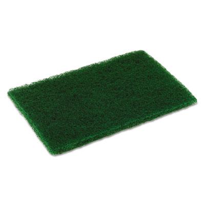 View larger image of Medium Duty Scouring Pad, 6 x 9, Green, 10 per Pack, 6 Packs/Carton