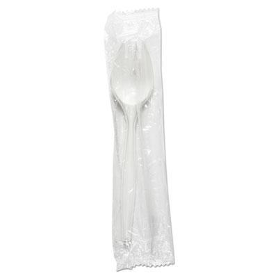 View larger image of Mediumweight Wrapped Polypropylene Cutlery, Spork, White, 1,000/Carton