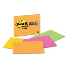 Meeting Notes in Rio de Janeiro Colors, Lined, 8 x 6, 45-Sheet, 4/Pack