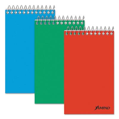 View larger image of Memo Pads, Narrow Rule, Assorted Cover Colors, 60 White 3 X 5 Sheets, 3/pack