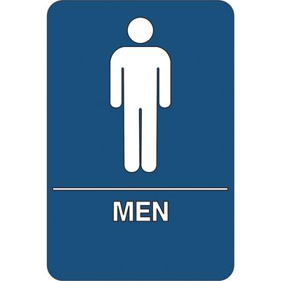 View larger image of "Men Restroom" ADA Compliant Plastic Sign