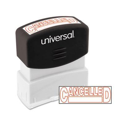 View larger image of Message Stamp, CANCELLED, Pre-Inked One-Color, Red