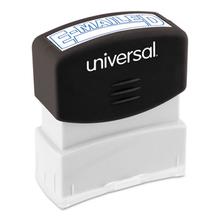Message Stamp, E-MAILED, Pre-Inked One-Color, Blue