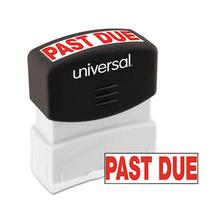 Message Stamp, PAST DUE, Pre-Inked One-Color, Red