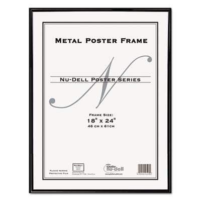 View larger image of Metal Poster Frame, Plastic Face, 18 x 24, Black